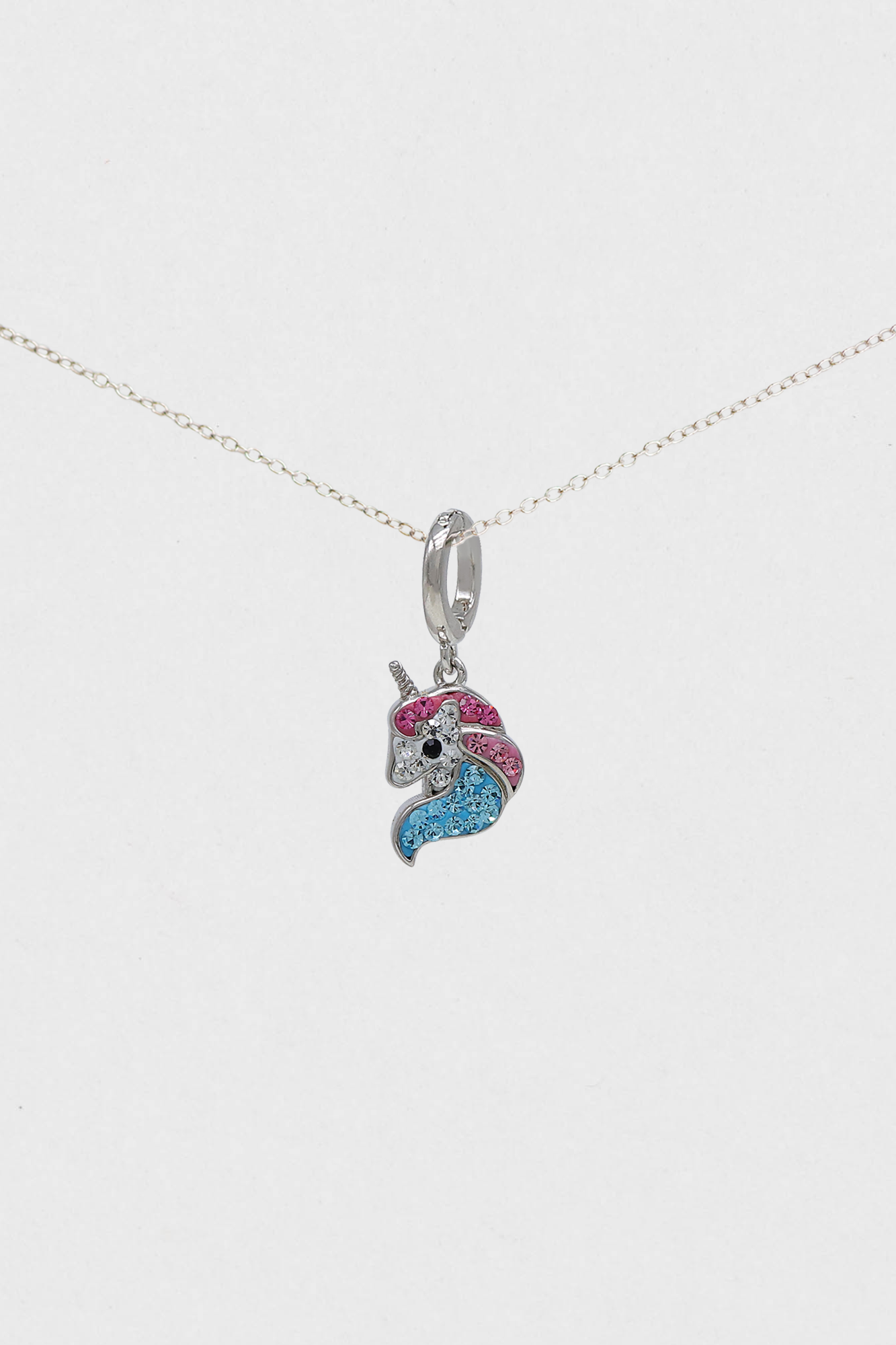 Crystal Unicorn Sterling Silver Charm | Annie and Sisters