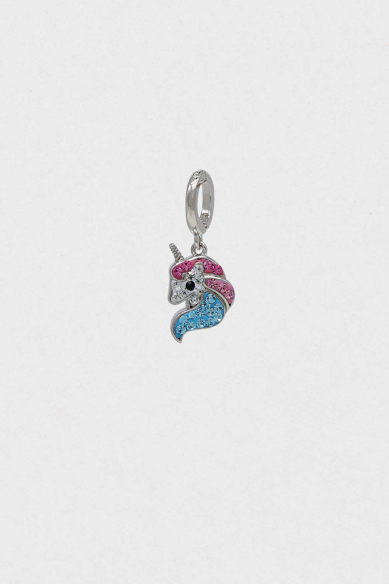 Crystal Unicorn Sterling Silver Charm | Annie and Sisters 