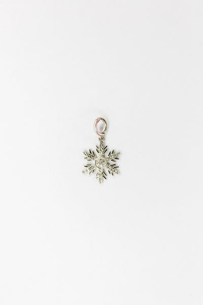 Snowflake Crystal Sterling Silver Charm | Annie and Sisters