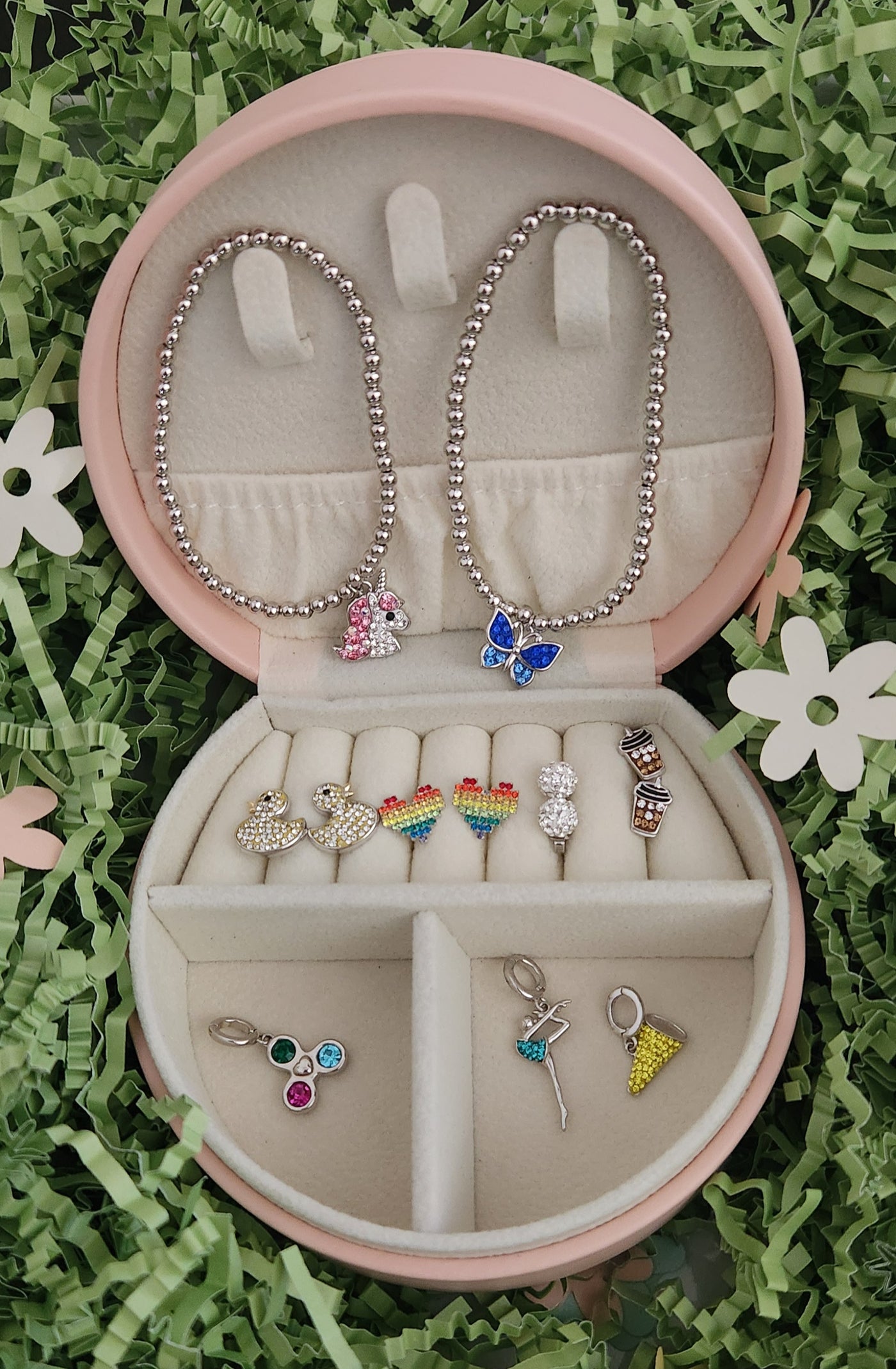 Round Jewelry Portable Case