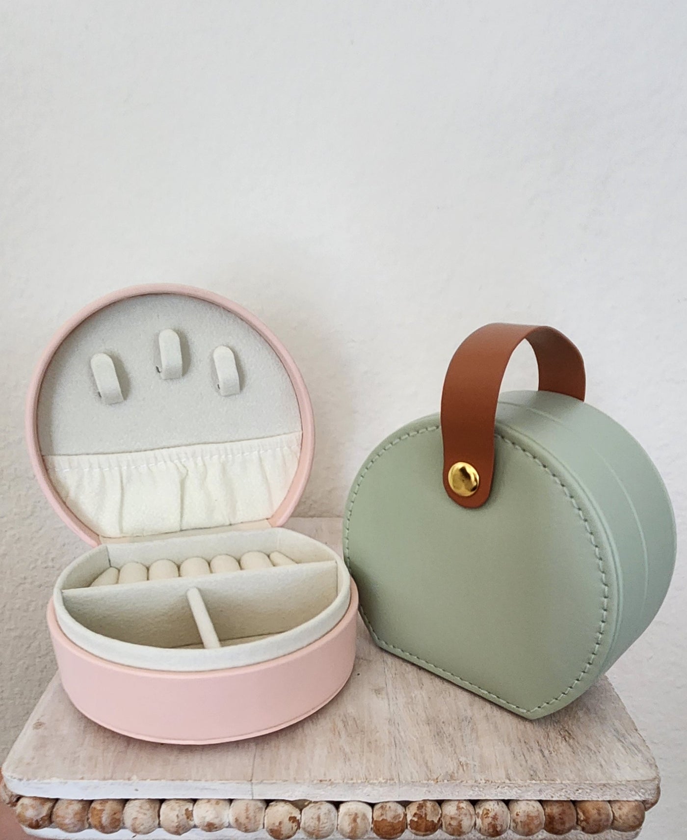 Round Jewelry Portable Case