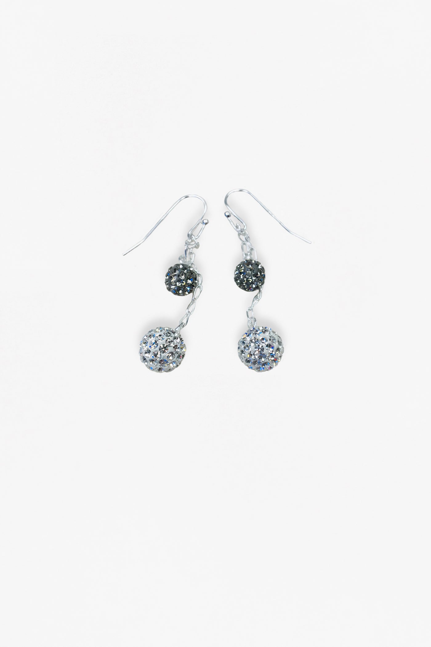 Double Dangling Disco Ball Sterling Silver Earrings | Annie and Sisters