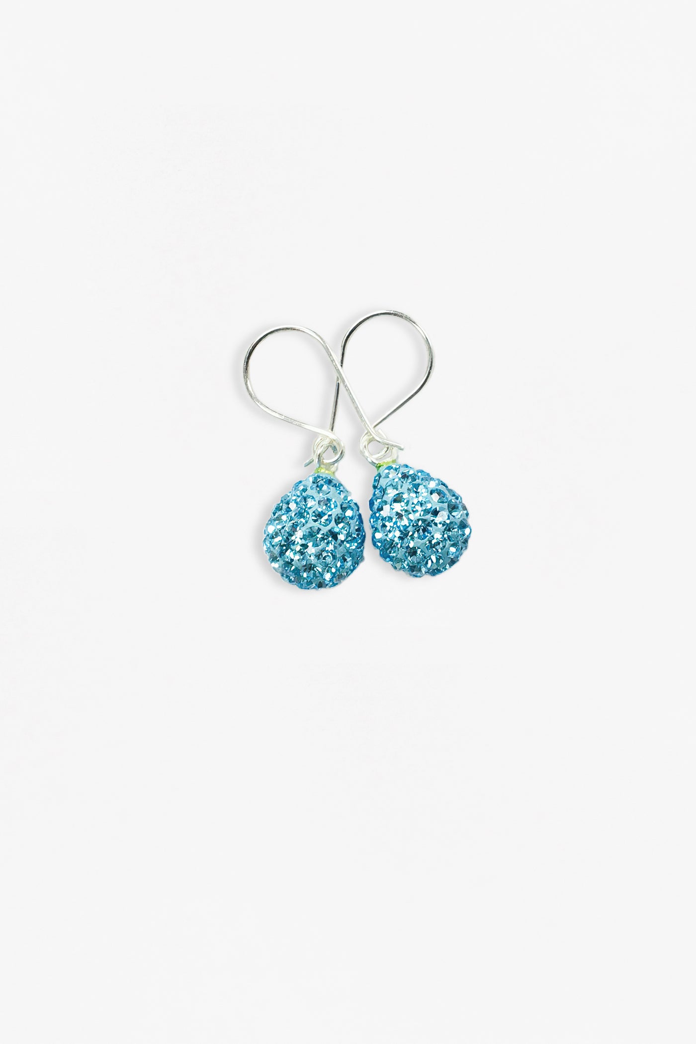 Swarovski Crystal Mini Teardrop Sterling Silver Earrings in Aquamarine | Annie and Sisters