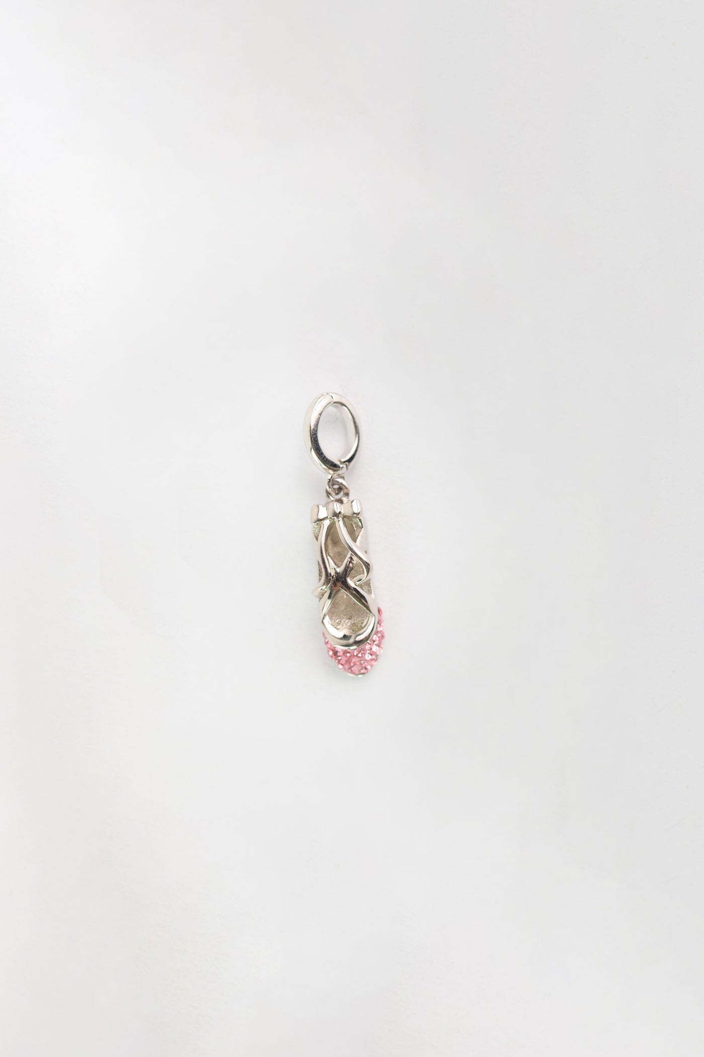 Ballet Shoe Crystal Sterling Silver Charm | Annie and Sisters