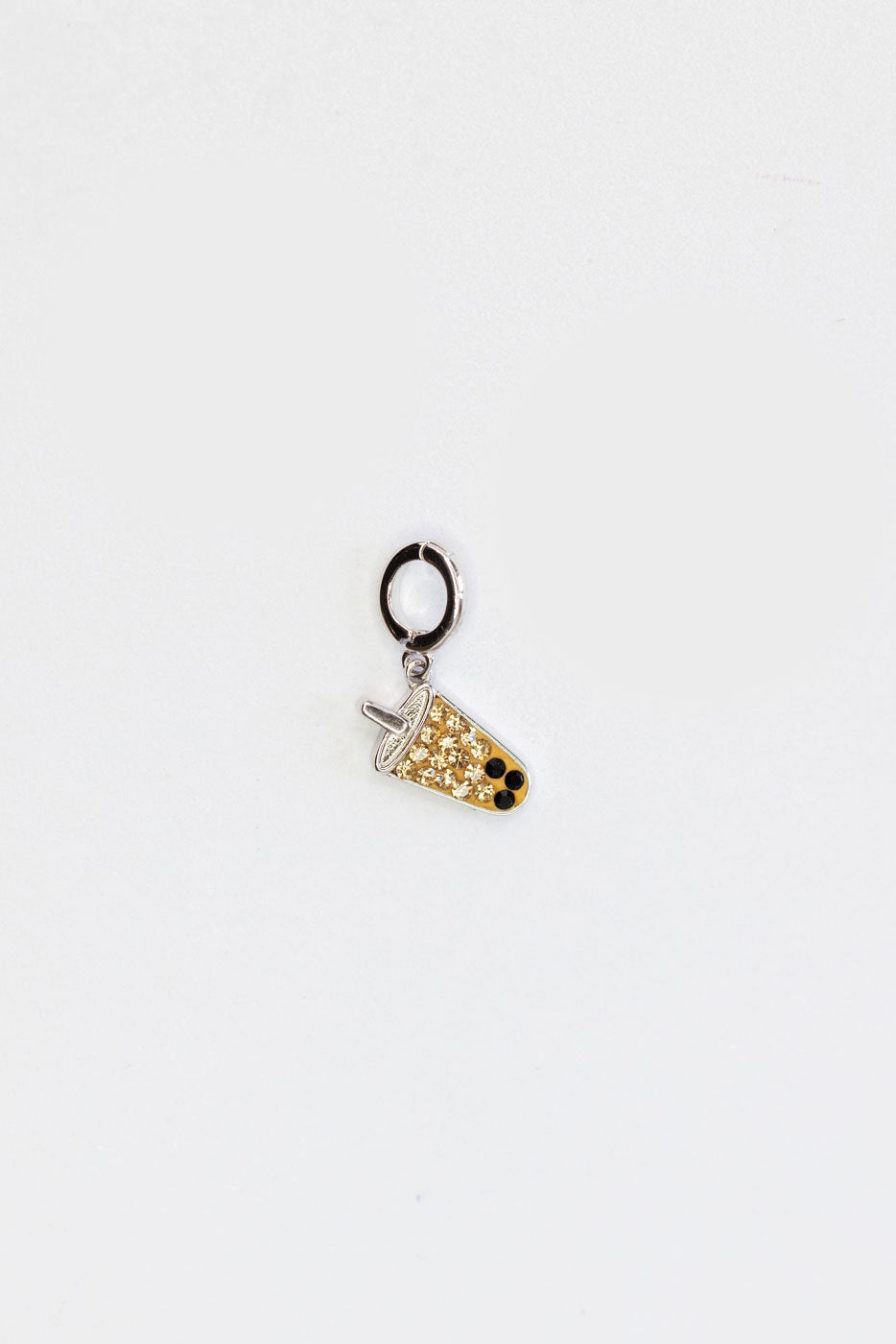 Annie and Sisters Original Boba Tea Crystal Sterling Silver Charm