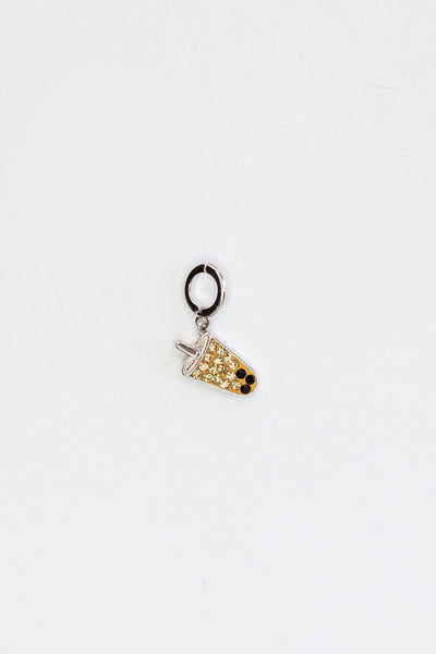 Annie and Sisters Original Boba Tea Crystal Sterling Silver Charm