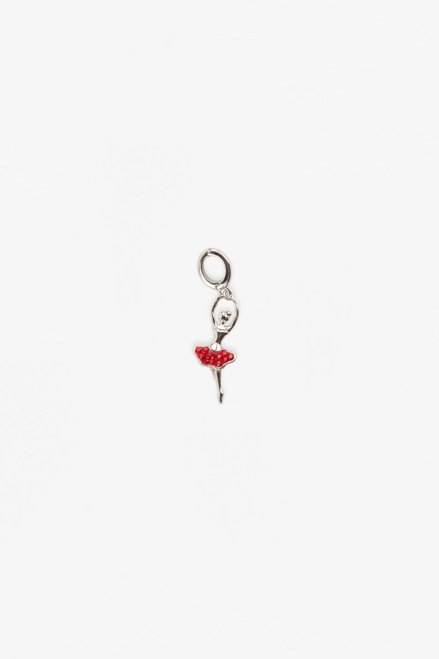 Ballerina Pirouette (Passé Pose) Crystal Sterling Silver Charm | Annie and Sisters