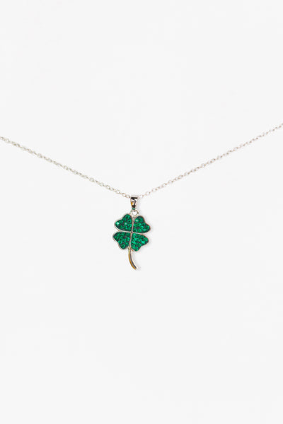 Cloverleaf Crystal Sterling Silver Necklace | Annie and Sisters