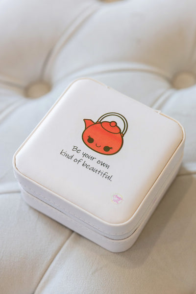 Be your own kind of beautiful Red Teapot Jewelry Case | Annie and Sisters