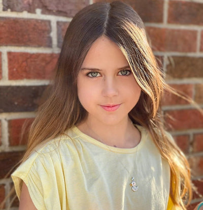 Clear Crystal Duck Necklace | Annie and Sisters
