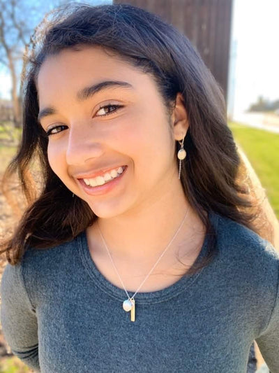 Courage Strength and Love Inspirational Sterling Silver Necklace | Annie and Sisters