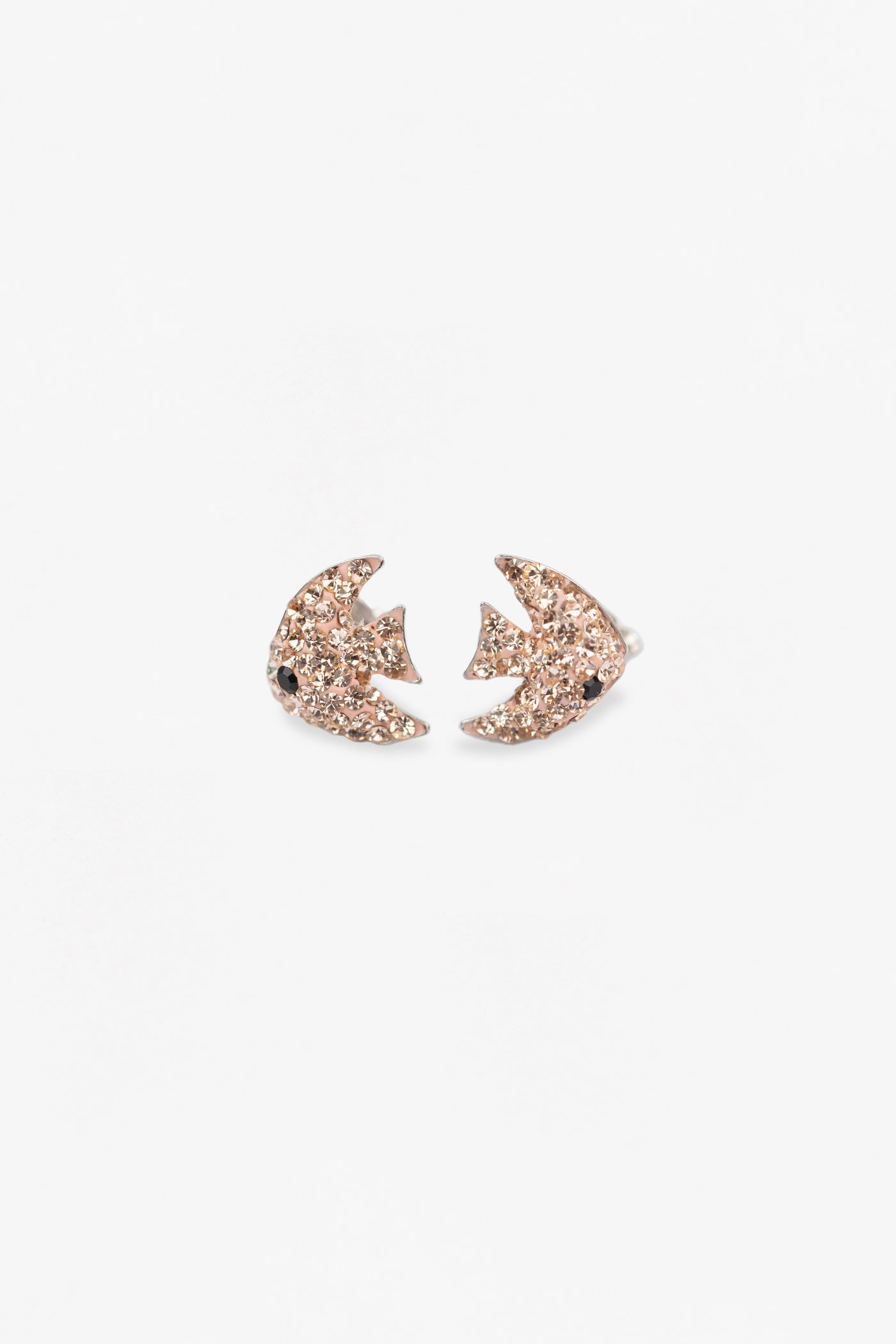 Coral Fish Crystal Sterling Silver Stud Earrings | Annie and Sisters