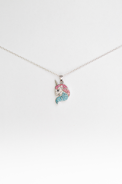 Unicorn Crystal Sterling Silver Necklace | Annie and Sisters