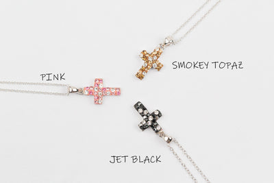 Mini Swarovski Crystal Cross Necklace | Annie and Sisters